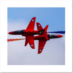 RAF Red Arrows Crossing Posters and Art